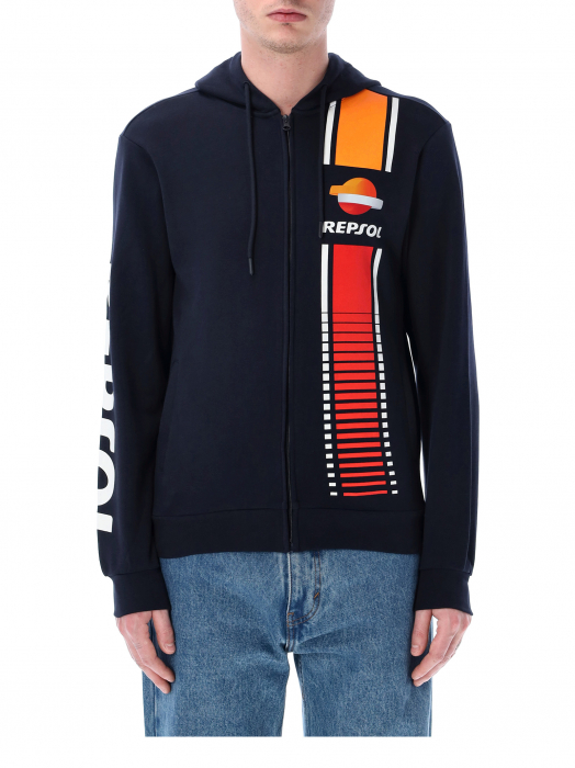 Hoodie - Repsol and stripes