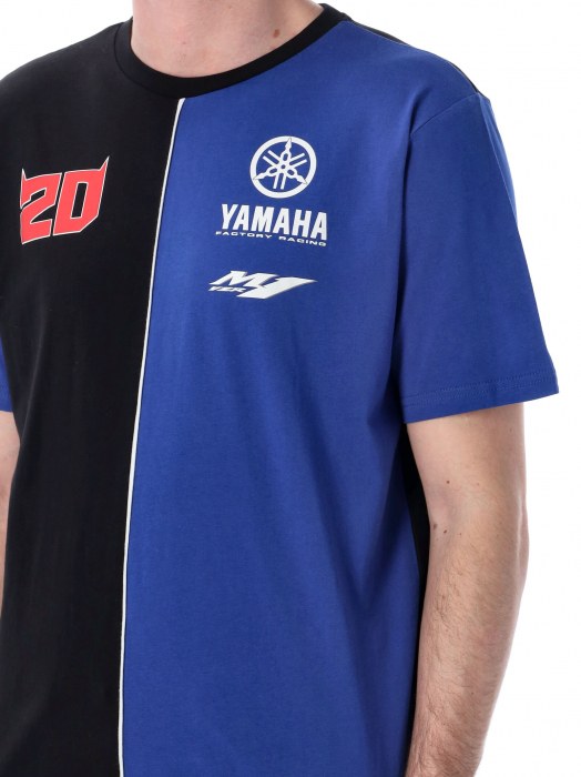 T-shirt uomo Fabio Quartararo Yamaha - Taglio verticale