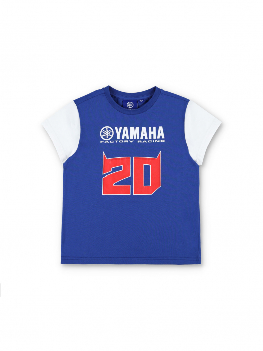 T-shirt kid Fabio Quartararo Yamaha Factory Racing - Big 20 and Yamaha logo