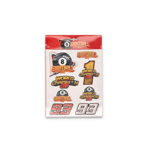 Stickers Marc Marquez 'Eightball' - Champion du Monde 2019
