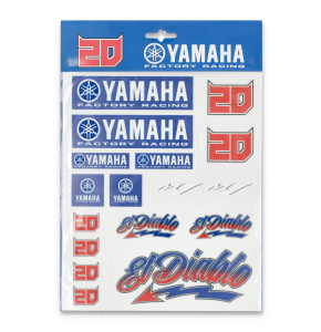 Yamaha Dual - Fabio Quartararo large stickers
