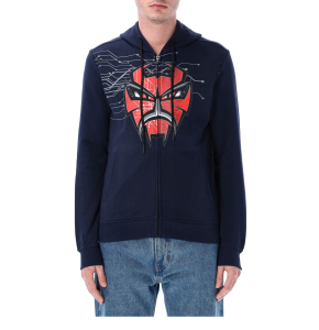 Zipped hoodie Man Fabio Quartararo - Diablo Logo