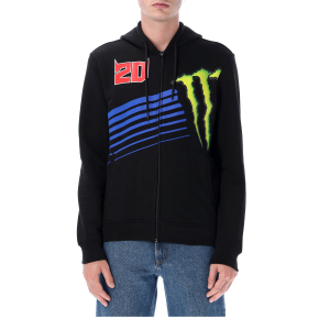 Zip Sweatshirt man Fabio Quartararo Monster Energy - Monster Energy Logo