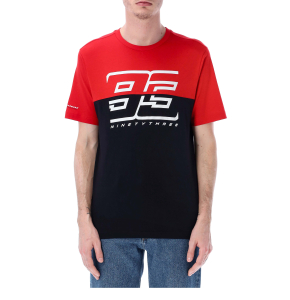 T-shirt uomo Marc Marquez - Rossa/blu 93
