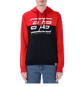 Sudadera hombre Marc Marquez - Rojo/azul 93
