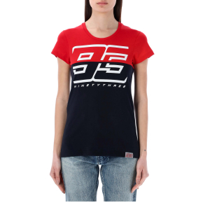 T-shirt donna Marc Marquez - Rossa/blu 93