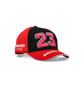 Cappellino Enea Bastianini Ducati Racing Dual Collection - 23 e logo Ducati Corse ricamati