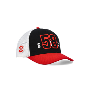 Midvisor trucker cap Marco Simoncelli - Sic58 ricamato