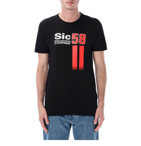 T-shirt SIC58 Squadra Corse - Black