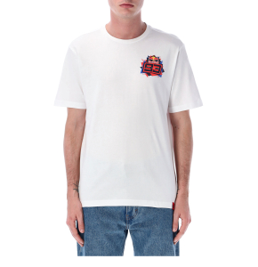 T-shirt logo bianca - RedBull Marquez