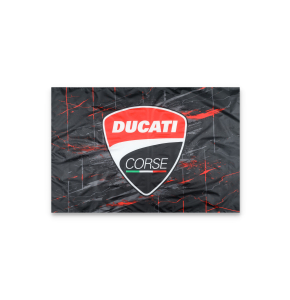 Flag Ducati Corse - Scratched texture