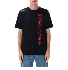 T-shirt uomo Ducati dual Monster - Vertical logo