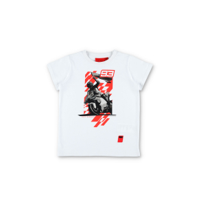 T-shirt bimbo Marc Marquez - Bike & Flag
