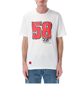 T-shirt Marco Simoncelli - 58 painted