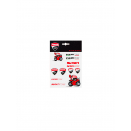 17 56007 Official Ducati Corse Medium Sticker Set