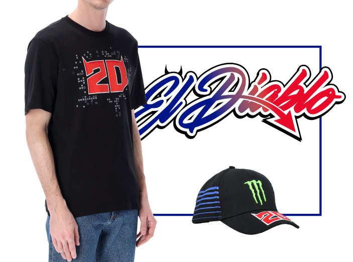 Sweat à capuche homme zippé Fabio Quartararo Monster Energy Dual Collection  - 20 Logo Monster